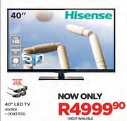 Hisense 40" 3D LED TV-40K366