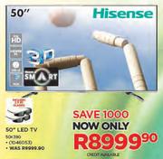 Hisense 50" 3D LED Smart TV-50K390