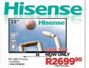 Hisense 32" LED TV-32D33