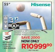 Hisense 55" 3D LED Smart TV-55K390/55K610