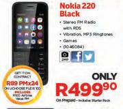 Nokia 220 Black-On U Choose Flexi 100