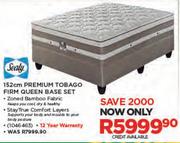 Sealy 152cm Premium Tobago Firm Queen Base Set