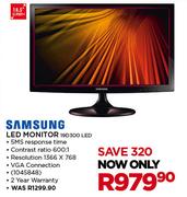 Samsung 18.5" LED Monitor 19D300 LED