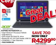 Acer Aspire Notebook ES1