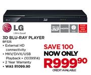 LG 3D Blu-Ray Player BP325