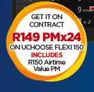 Nokia 220 Black-On uChoose Flexi 150