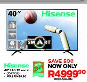Hisense 40" Smart LED TV-40K220