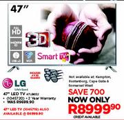LG 47" Full HD 3D LED Smart TV 