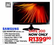 Samsung 18.5"LED Monitor 