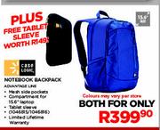 Case Logic Notebook Backpack-Advantage Line