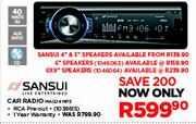 Sansui 6" Speakers