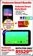 Vodacom Smart Kicka Black+ Smart Tab 3G-On uChoose FLexi 200