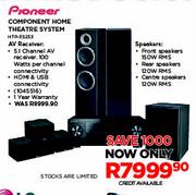 Pioneer Component Home Theatre System