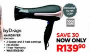 byD:sign Hairdryer