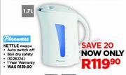 Pineware 1.7Ltr Kettle PAK834