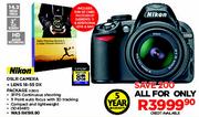Nikon DSLR Camera + Lens 18-55 DX Package D3100