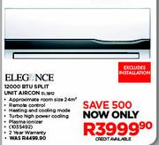 Elegance 12000 BTU Split Unit Aircon ELS912