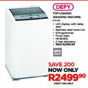 Defy 8kg Top Loader Washing Machine DTL139