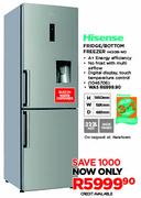 Hisense 322Ltr Fridge/Bottom Freezer H430BI-WD
