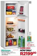 Hisense 168ltr Fridge/Freezer-H220TWH