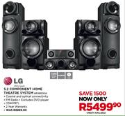 LG 5.2 Component Home Theatre System ARX8500A