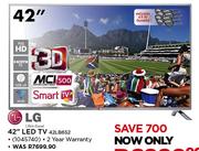 LG 42" Full HD 3D Smart LED TV-42LB652