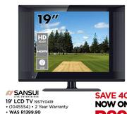 Sansui 19" HD Ready LCD TV-19STY0419