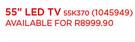 Hisense 55" Full HD LED TV-55K370