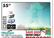 Hisense 55" Full HD 3D Smart LED TV-55K390/55K610