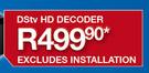 DSTV HD Decoder Excluding Installation