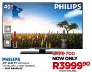 Philips 40" LED TV 40PFA4509