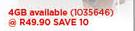 SanDisk 4GB Cruzer Blade Flash Drive
