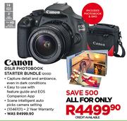 Canon DSLR Photobook Starter Bundle 1200D