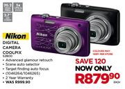 Nikon Digital Camera Coolpix S2800-Each