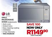 LG 28Ltr Grill Microwave Oven MH6843GARS