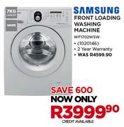 Samsung 7kg Front Loading Washing Machine WF1702W5W