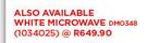 Defy 20Ltr White Microwave DMO348