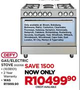 Defy Gas/Electric Stove DGS156
