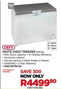 Defy 386Ltr White Chest Freezer DMF-454