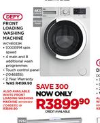 Defy Metallic Front Loading Washing Machine WCY61032M