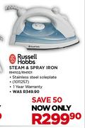 Russell Hobbs Steam And Spray Iron RHI102/RHI101
