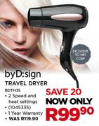 ByD:sign Travel Dryer BDTH35
