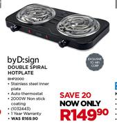 ByD:sign Double Spiral Hotplate BHP2000