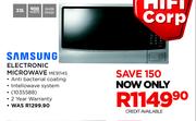 Samsung 32Ltr Electronic Microwave ME9114S