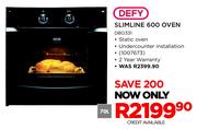 Defy 70Ltr Slimline 600 Oven DBO331