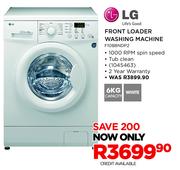 LG 6kg Front Loader Washing Machine F10B8NDP2
