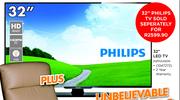 Philips 32" HD Ready LED TV 32PHA4509