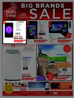 HiFi Corp : Big Brands Sale (29 Apr - 10 May 2015), page 12