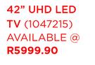 JVC 42" UHD Smart LED TV
