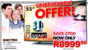 Sinotec 55" FHD 3D Smart LED TV 55P7703M